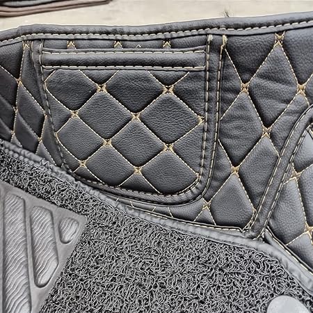 German Car Premium 9D Leather Double Layered Car Floor Mat for German Car