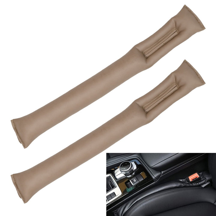 Drop Stop Car Seat Gap Filler 2 pcs-light beige