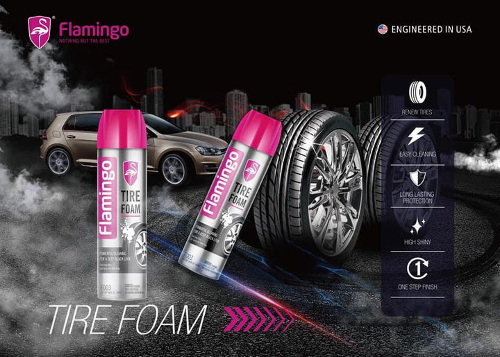 FLAMINGO TIRE FOAM - 650 ML