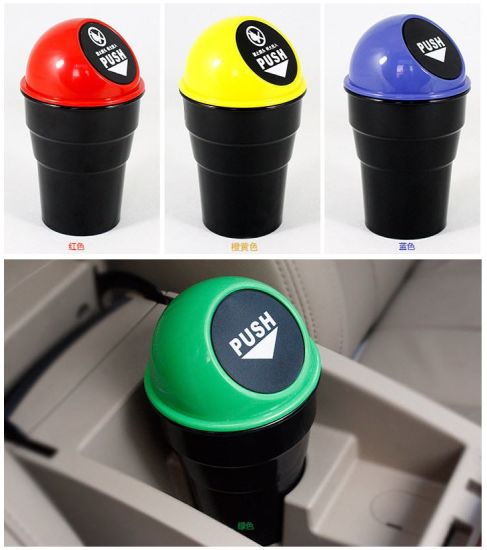 Automotive mini Car Trash Can Cup Holder