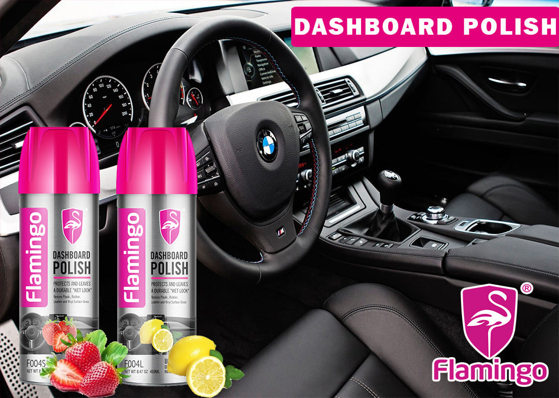 FLAMINGO DASHBOARD POLISH - 450 ML