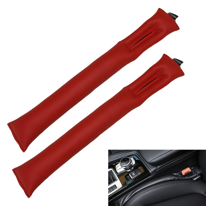 Drop Stop Car Seat Gap Filler 2 pcs-Red