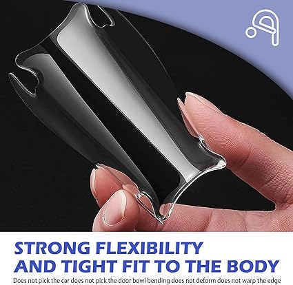 Car Door Handle Protector, Transparent Bumper Trim Guard Sticker, Waterproof Anti-Scratch Door Handle and Rear View Mirror Protection Film, Universal for Most Car