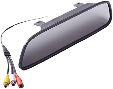 شاشة TFT LCD مقاس 4.3 بوصة لمرآة الرؤية الخلفية للسيارة + كاميرا خلفية 