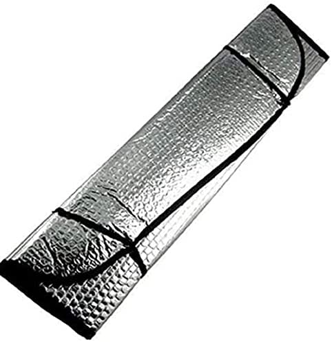 Car Front Windscreen Sunshade,Foldable Aluminium Foil,(Silver)