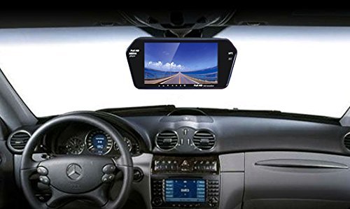Car 7 Inch Color TFT LCD MP5 Rear View Mirror Monitor