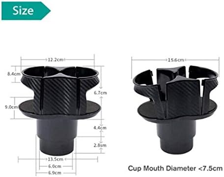 Multifunctional 2-in-1 Double Car Cup Holder Expander Adapter Organizer