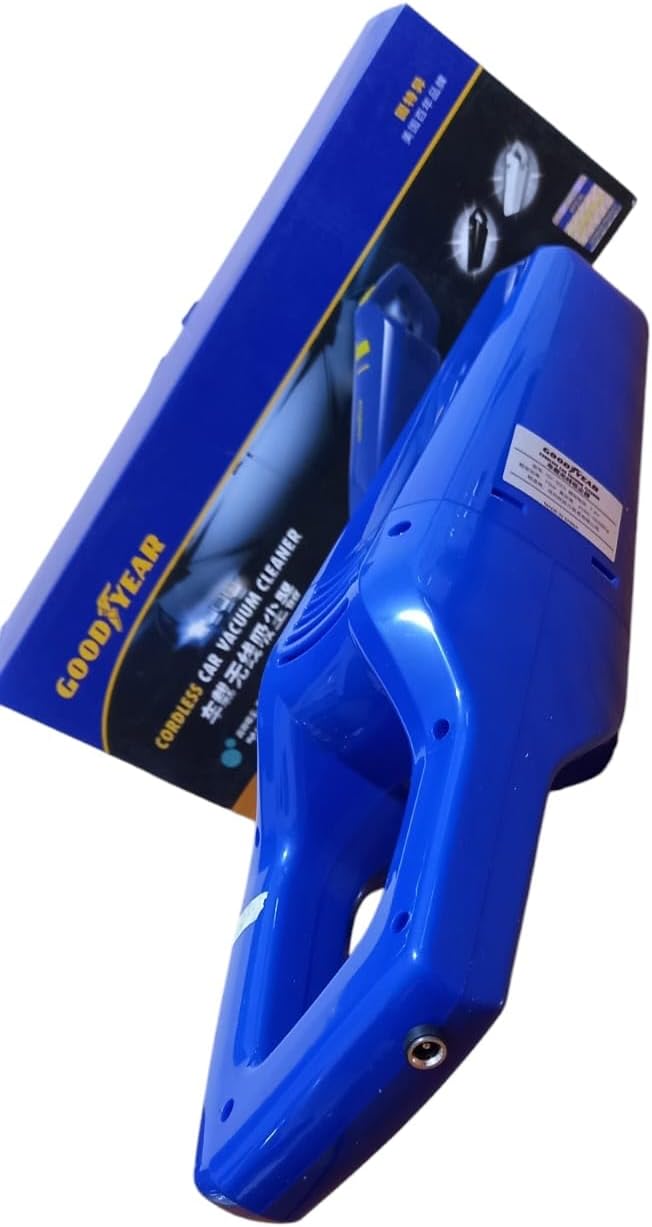 GOOD YEAR Portable Electric Vacuum Cleaner for Car, Home, Office Charged by Electricity Through USB Built-in Lithium Battery Qableh for Recharging Wireless New Design for Removing Dust by GOOD YEAR