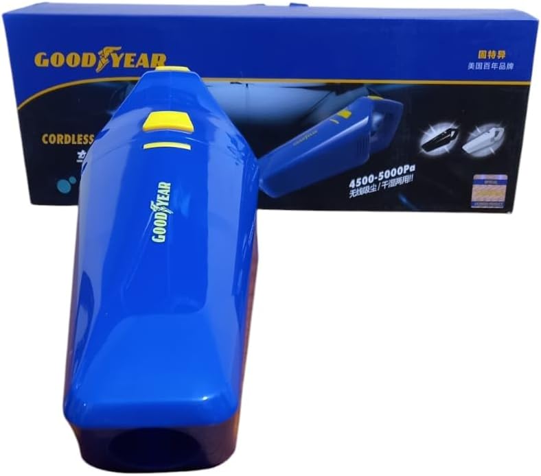 GOOD YEAR Portable Electric Vacuum Cleaner for Car, Home, Office Charged by Electricity Through USB Built-in Lithium Battery Qableh for Recharging Wireless New Design for Removing Dust by GOOD YEAR