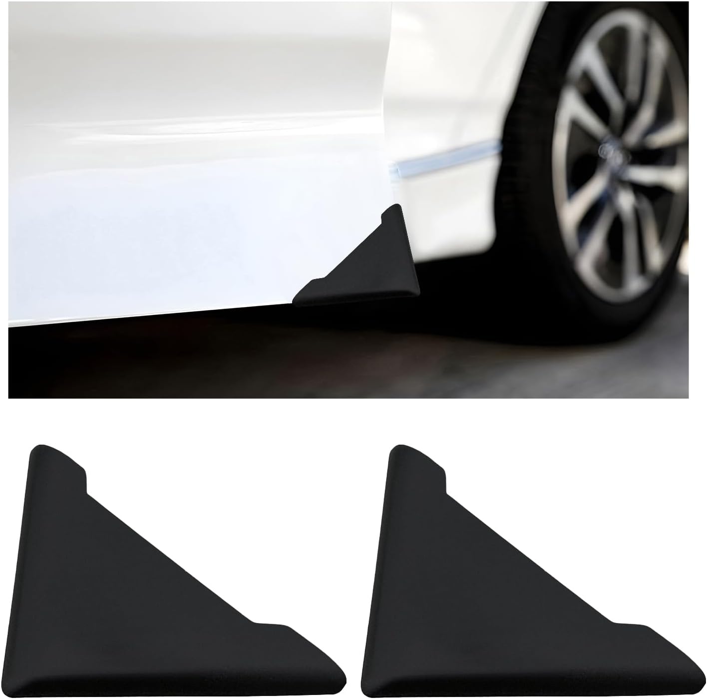 PVC Universal Car Door Corner Edge Guards Bumper Protector Cover Black