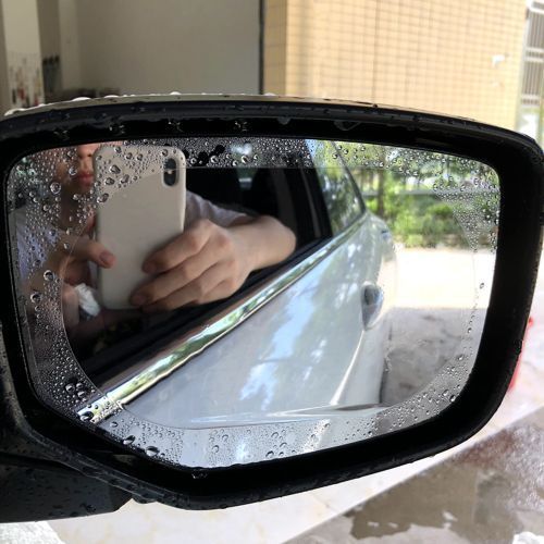 Car Rearview Mirror Protective Film Anti Fog Window – 2 Pcs