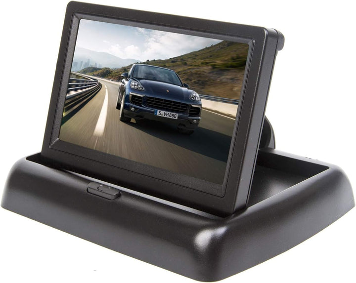 Car 4.3 Inch Small Mini Digital Flip Down Foldable Monitor Screen
