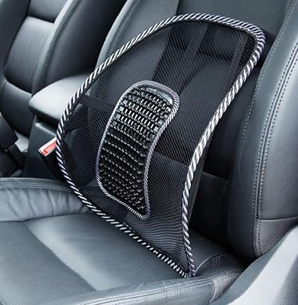 Car Mesh Back Support with Massage Beads Ergonomic