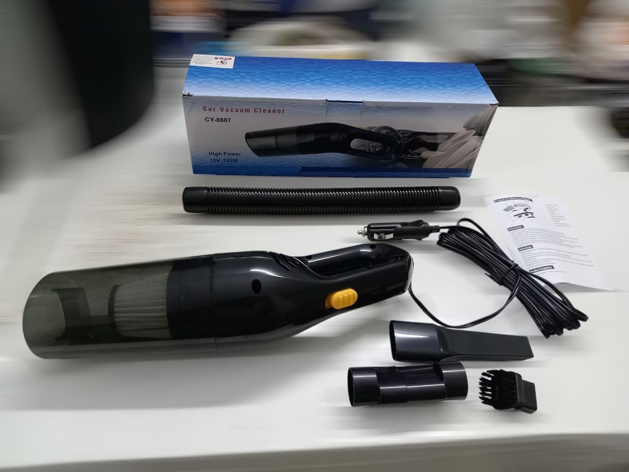 Handheld Vacuum Cordless, 26,000 Pa High Power Suction, Portable Rechargeable Car Vacuum Cleaner for Home, Pet Hair, Keyboard & Furniture, Black