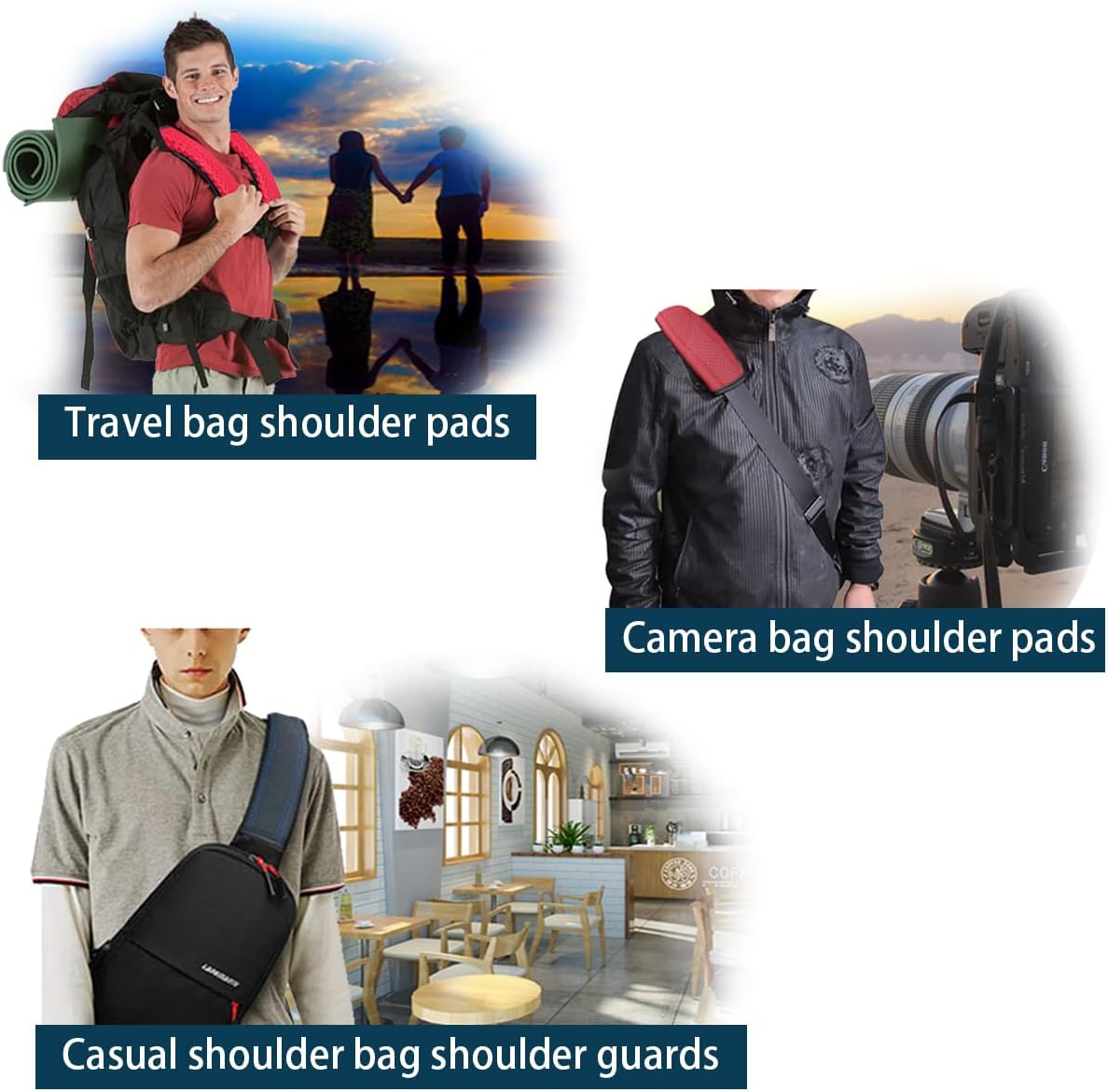 2Pack Car Leather Seat Belt Cover Shoulder Pad Protector winne style