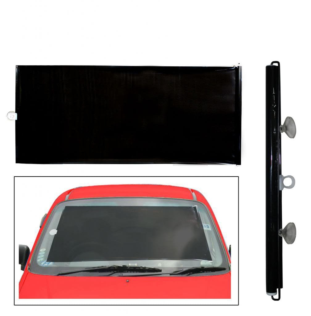 Car Automatic Retractable Roller Sunshade Protection Windshield
