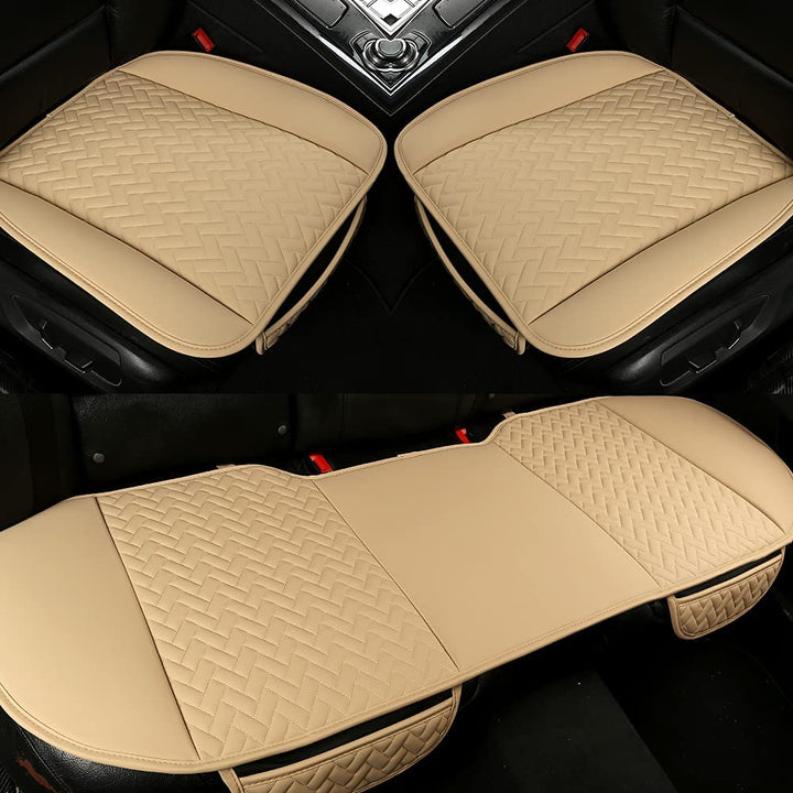 Assafco Leaher Car Seat Bottom Pads Protector Wall Shape