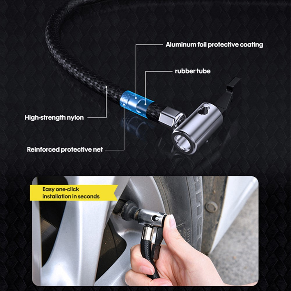 CARSUN C-1809 Digital Car Tire Inflator Cordless Air Pump 150PSI Electric Portable Air Compressor with LED Light
