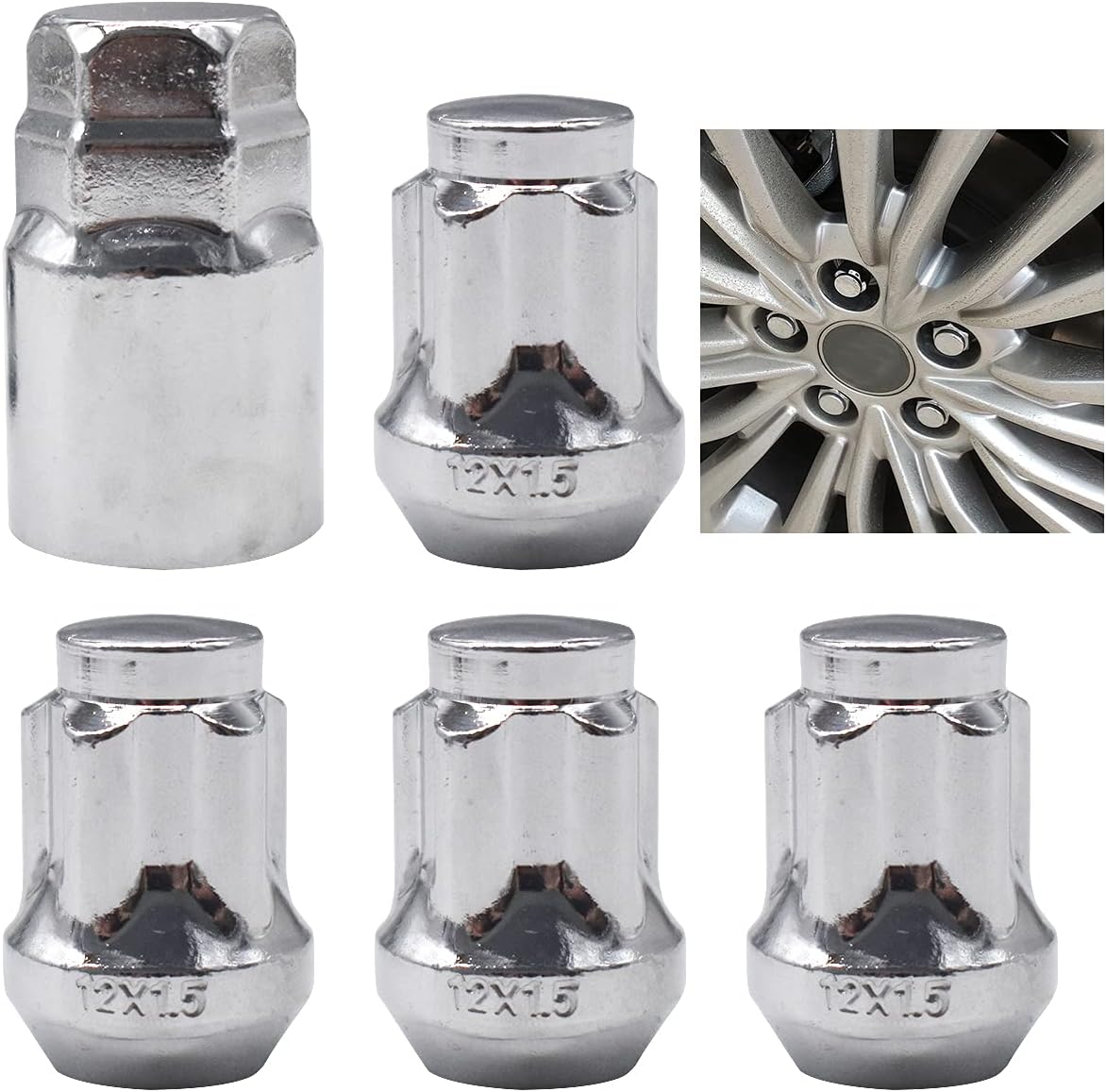 Alloy Wheel Lock Security Lug Nuts