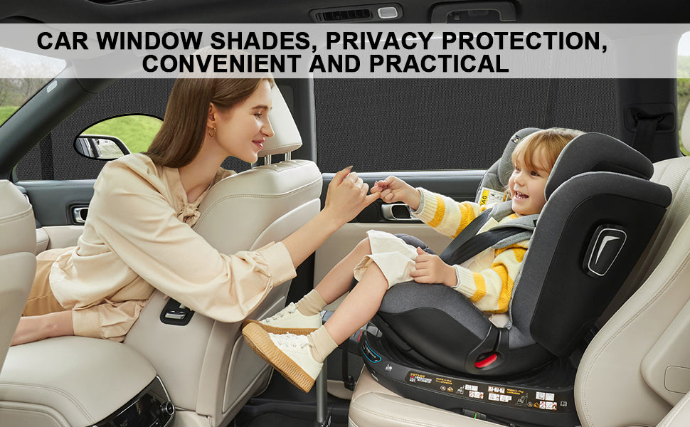 Universal Car Side Window Baby Sun Shade (2 Pack) Fits All (99%)