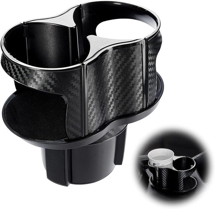 Multifunctional 2-in-1 Double Car Cup Holder Expander Adapter Organizer