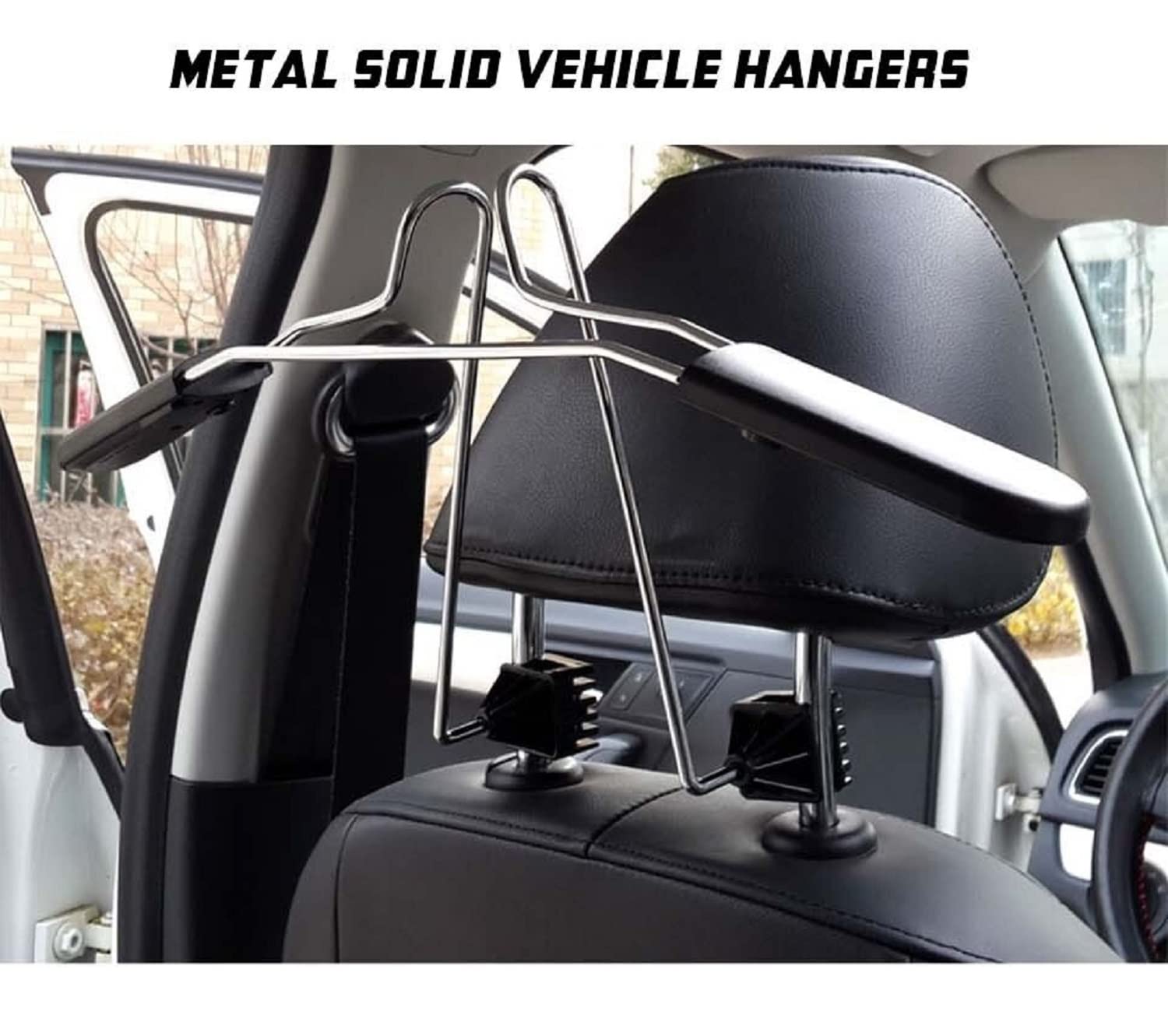 Car Coat Hanger With Headrest Restraint Rods