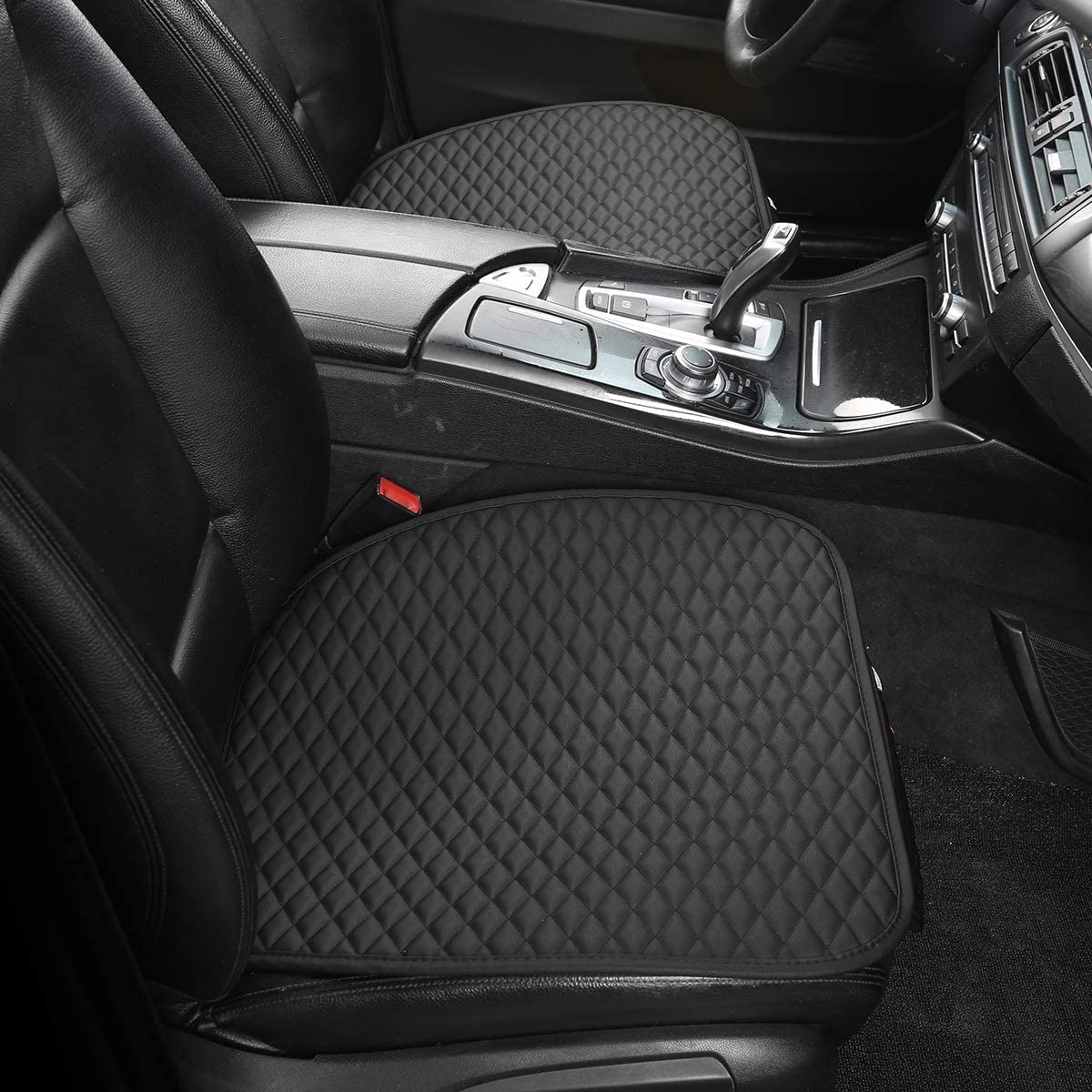 Assafco Leaher Car Seat Bottom Pads Protector Square Shape