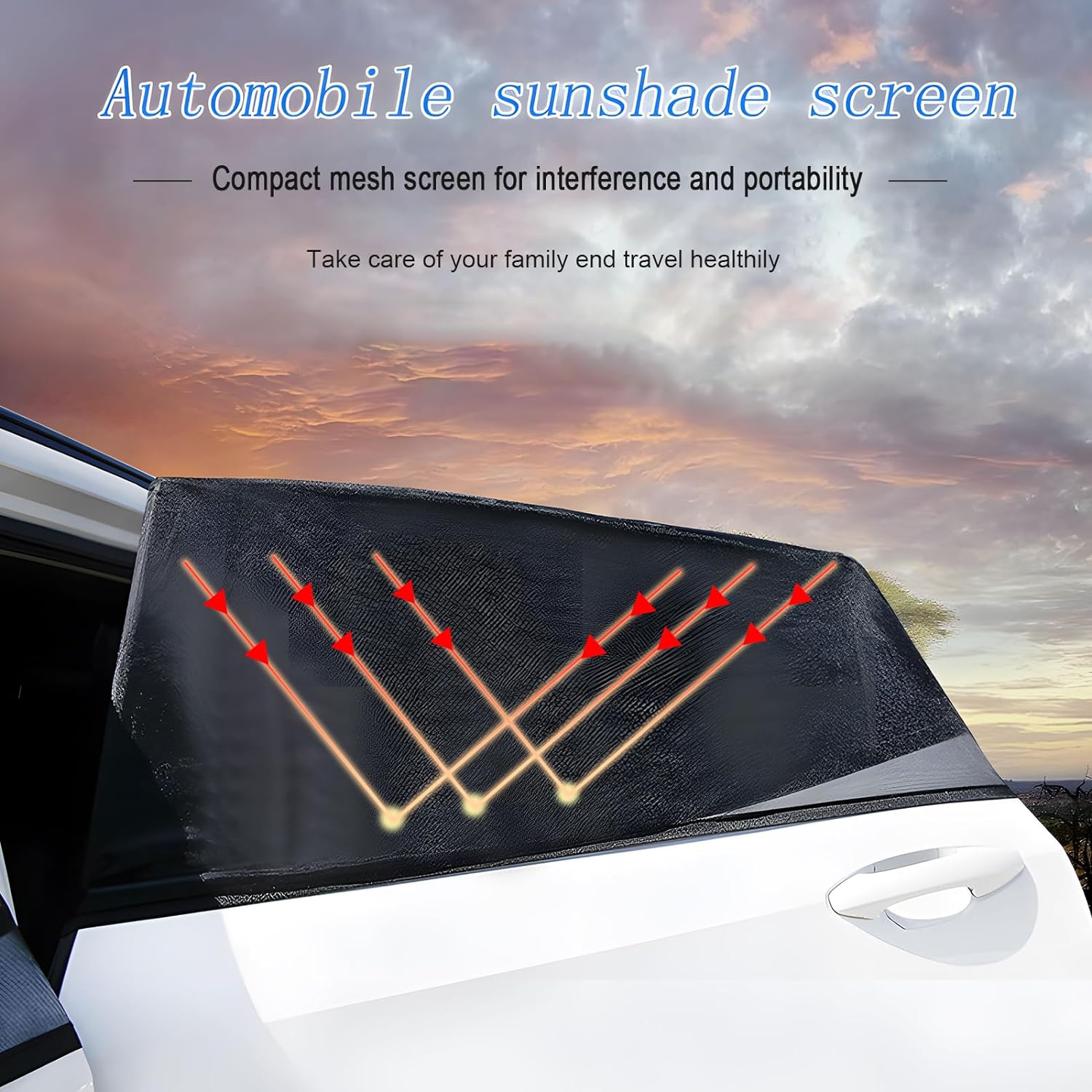 Universal Car Side Window Baby Sun Shade (2 Pack) Fits All (99%)