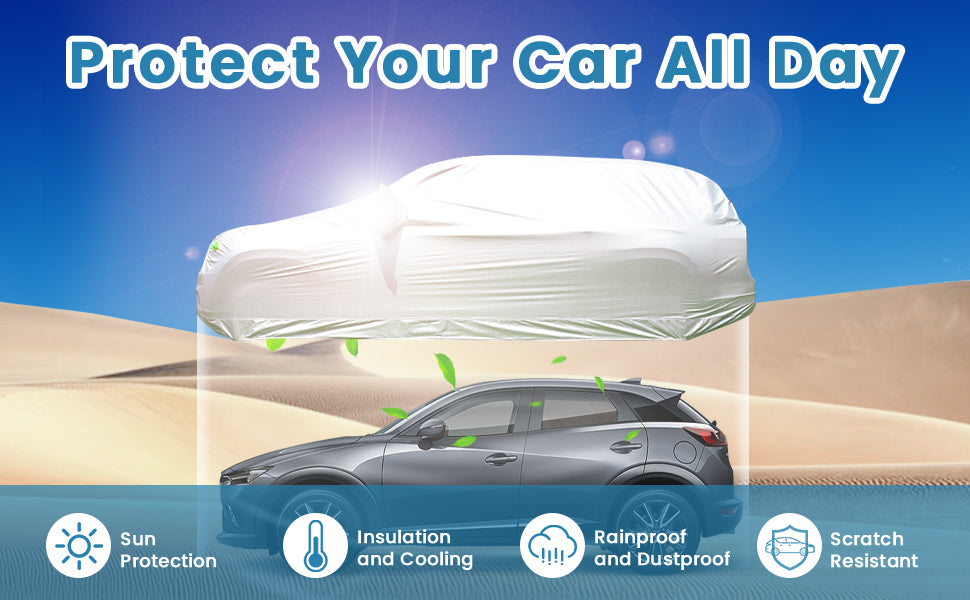Car Outdoor Full Exterior Cover Rain Sun UV Dust Waterproof Protection