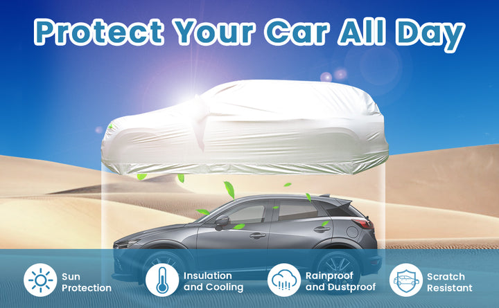 Car Outdoor Full Exterior Cover Rain Sun UV Dust Waterproof Protection