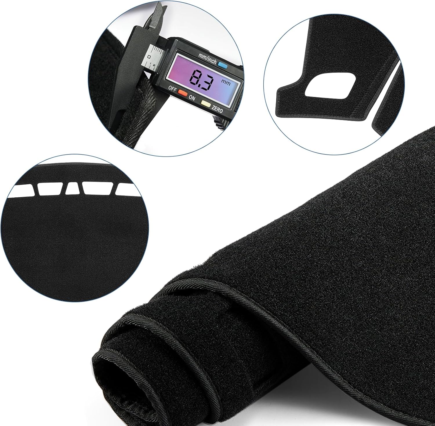 Assafco Car Dashboard Cover  , UV Protectant