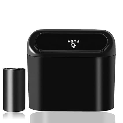 Car Portable Trash Can Garbage Hanging Container Dustbin Organizer