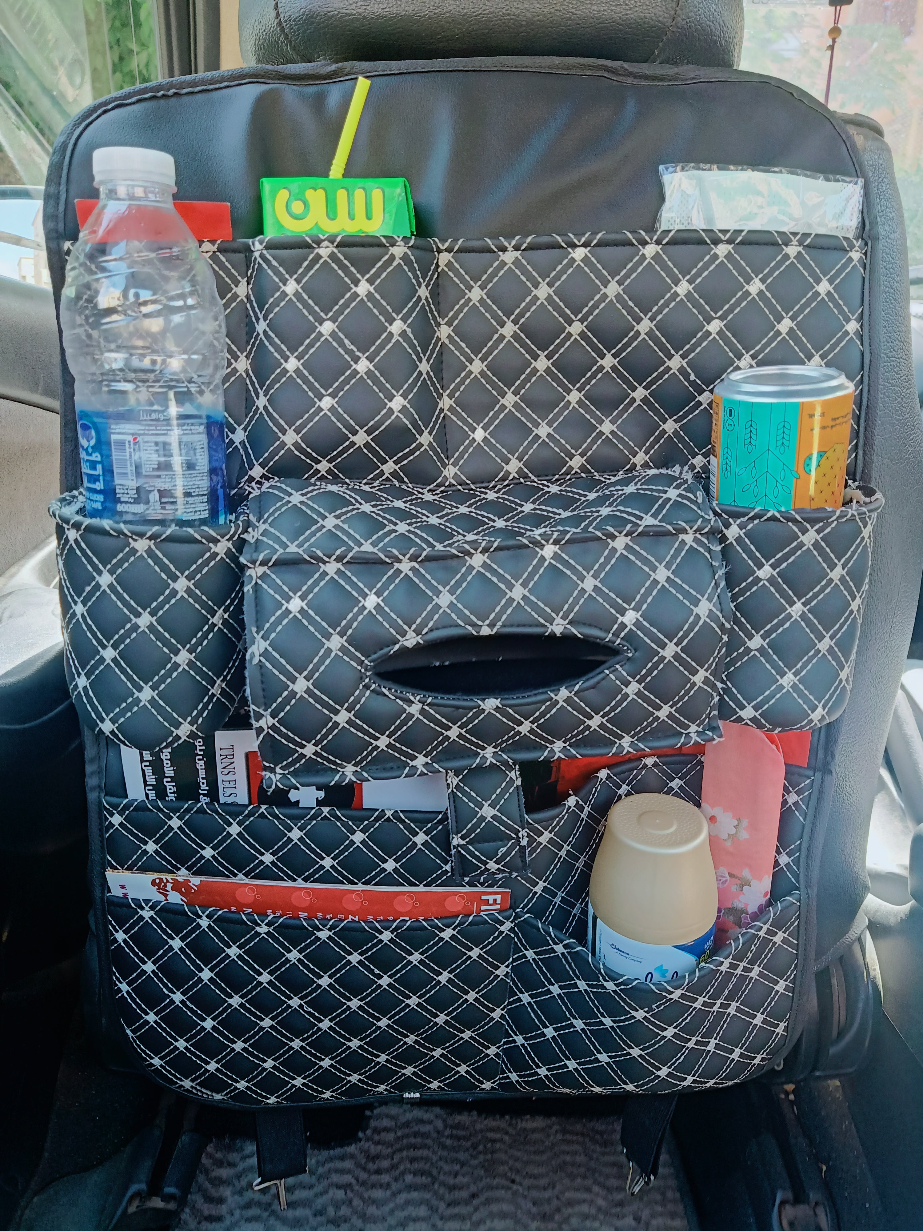 ASSAFCO Leather Car Backseat Organizer (Copy)