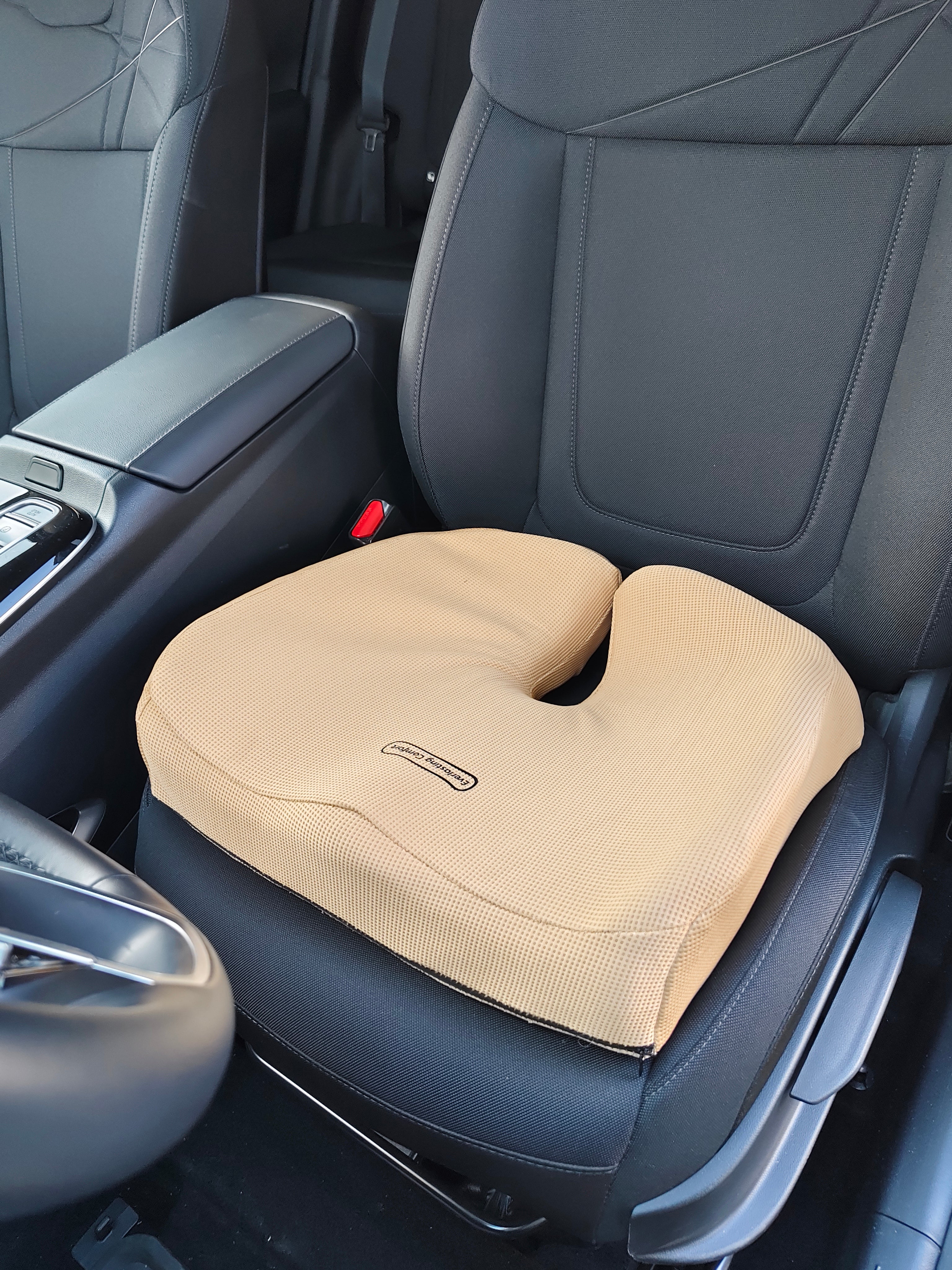 Assafco &nbsp;Extra Large Memory Foam Cushion for Pressure Relief Sciatica &amp; Pain Relief for Long Sitting for Office Chair, Car Seat, Airplan