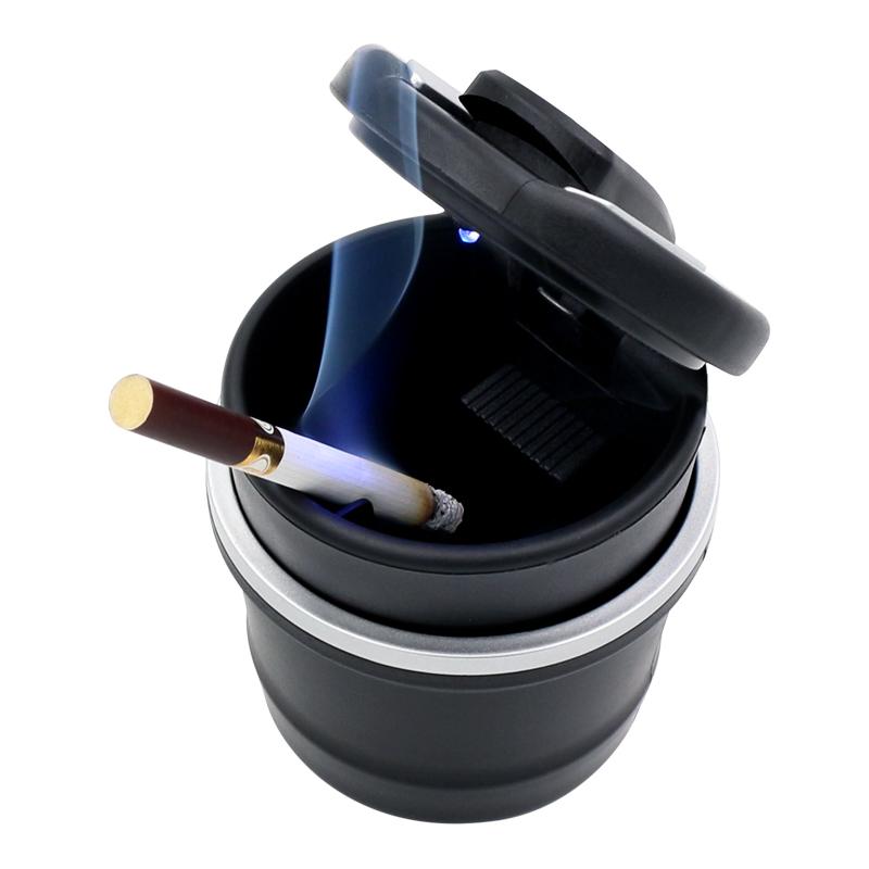 Car Ashtray And Storage Cup With LED For BMW & Other