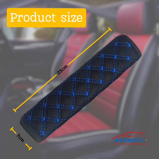 2Pack Car Leather Seat Belt Cover Shoulder Pad Protector winne style