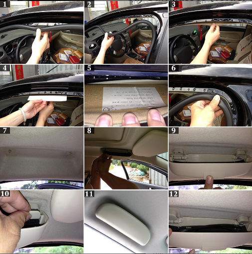 Car Sunglasses Holder Case