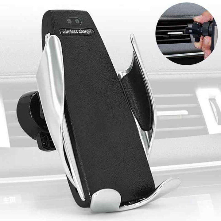 Smart Sensor Wireless Car Charger Automatic Clamping Fast Charging