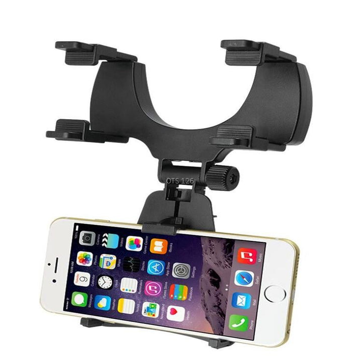 Car Rear View Mirror Mount Phone Holder