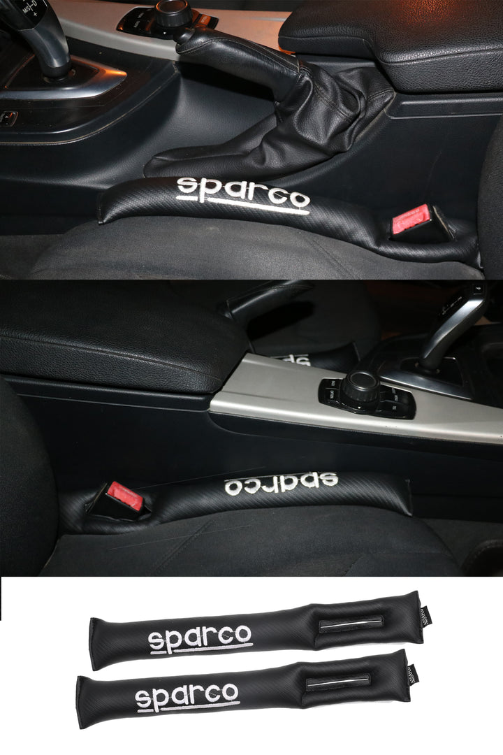 Drop Stop Car Seat Gap Filler 2 pcs- black-sparco