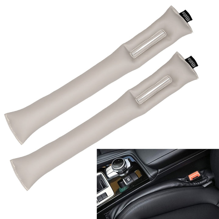 Drop Stop Car Seat Gap Filler 2 pcs-Off white