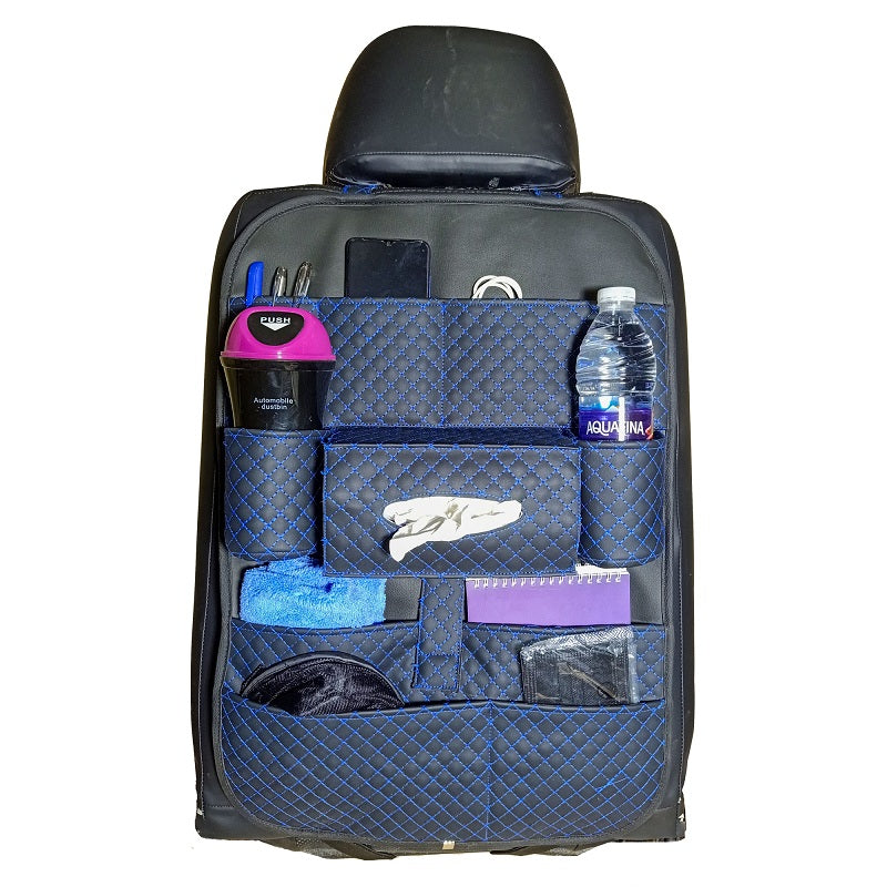 ASSAFCO Leather Car Backseat Organizer