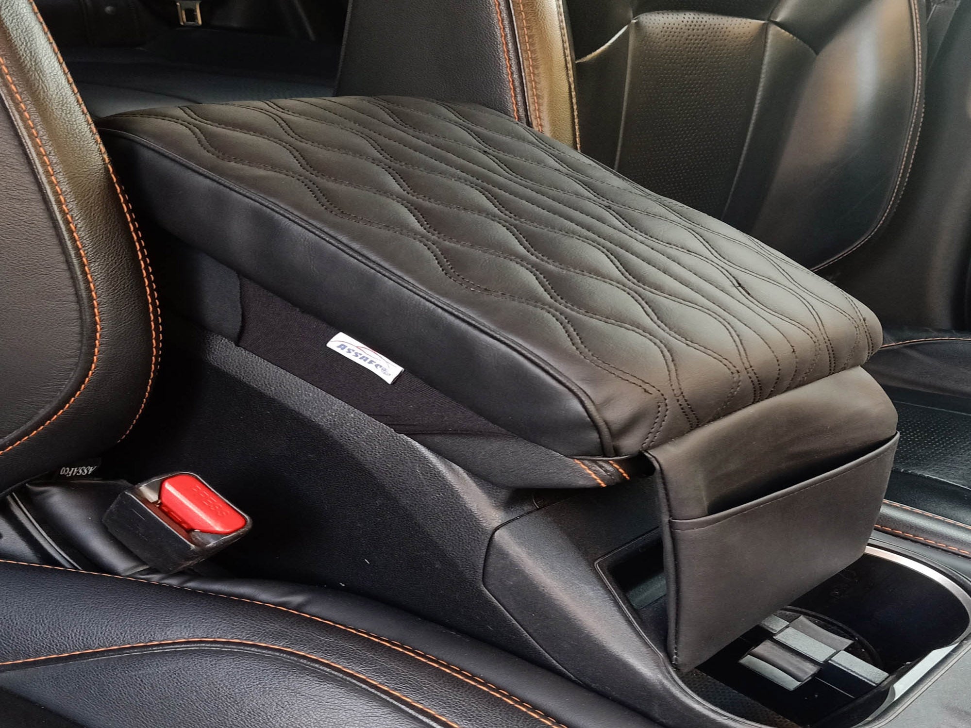 Assafco Leather&Foam Armrest Cushion Protection Pad with Height Increase