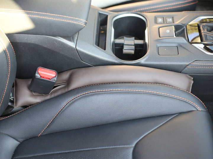 Drop Stop Car Seat Gap Filler 2 pcs-Brown