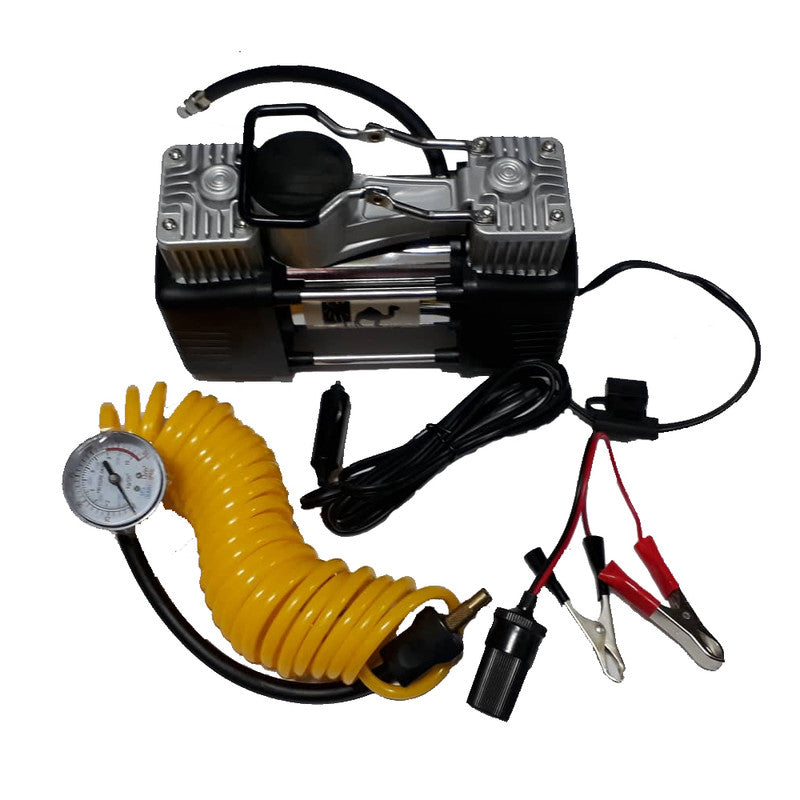 Car Tyre Inflator Air Compressor Double Cylinder
