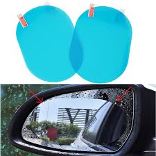 Car Rearview Mirror Protective Film Anti Fog Window - 2 Pcs
