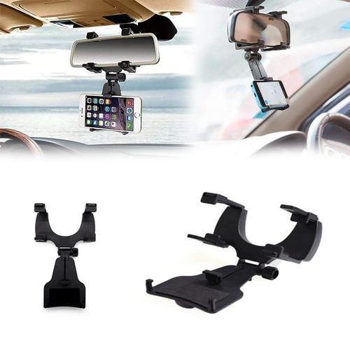 Car Rear View Mirror Mount Phone Holder