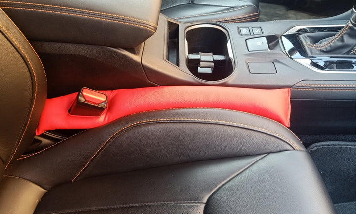 Drop Stop Car Seat Gap Filler 2 pcs-Red