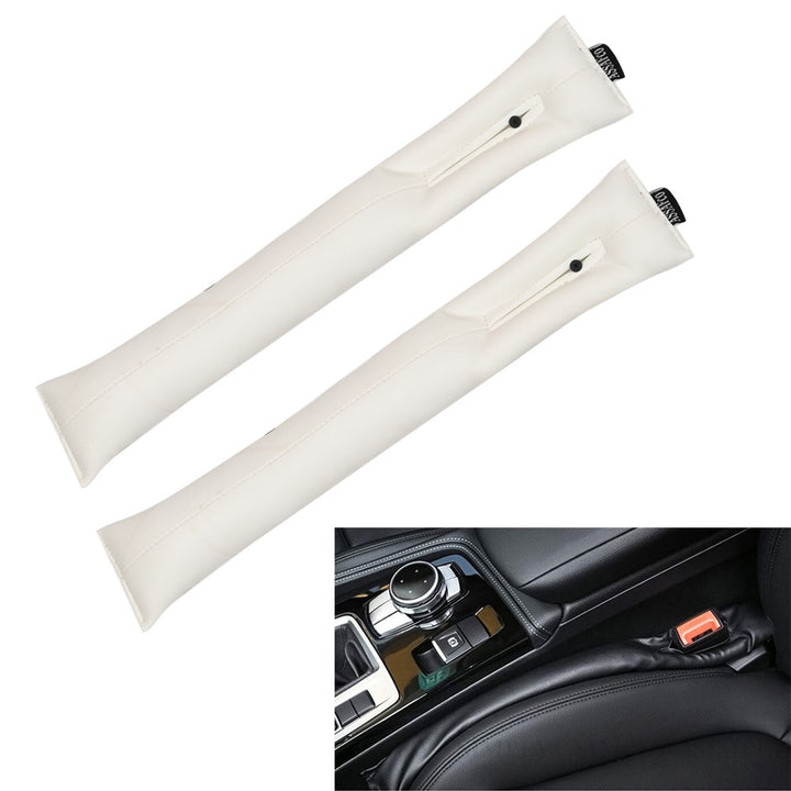 Drop Stop Car Seat Gap Filler 2 pcs-white