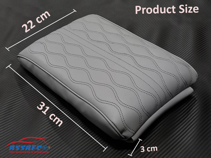 Assafco Leather&Foam Armrest Cushion Protection Pad with Height Increase